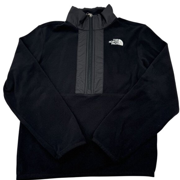 THE NORTH FACE Kids Glacier Half Zip TNF Pullover Boy's Size M 10/12 - Picture 1 of 8